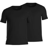 HUGO BOSS Comfort T-shirts relaxed fit (2-pack) - heren T-shirts O-hals - zwart