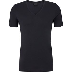 HUGO BOSS Motion stretch T-shirt slim fit (1-pack) - heren T-shirt V-hals - zwart