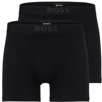 BOSS 2P Ultra Soft Boxer Brief Schwarz Modal Small Herren