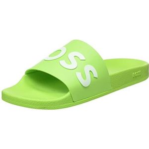 BOSS Bay_it_Slid_rblg slippers voor heren, medium Green317, 48 EU