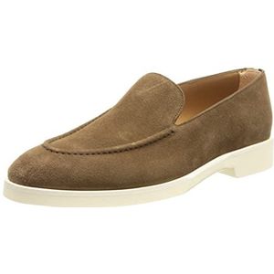 BOSS Heren Jerrard_Loaf_sdvp Loafers, donkerbruin 205, 10 UK, Donkerbruin 205, 44 EU