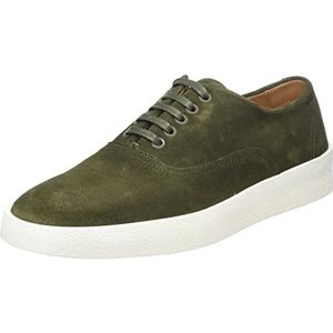 Boss Clay Tenn Oxford-schoenen voor heren, van suède met rubberen zool, maat, Dark Green308, 39 EU