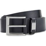 Riem Leer Zwart - BOSS - Taille maat 85cm - Leer - Dames & Heren riem Effen