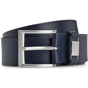 BOSS Connio Riem - Donkerblauw - 100% Cowhide