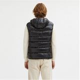 Logo Details Donker Sweatshirt Met Capuchon