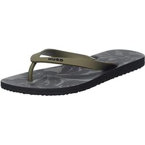 HUGO Dave_thng_PLT Flip Flop voor heren, Open Green340, 39/40 EU