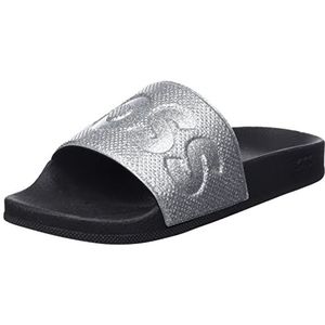 BOSS Bay_Slid_dmpr slippers voor dames, Silver41., 38 EU