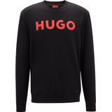 HUGO - 50477328 - Sweatshirt - Zwart - Regular Fit - Lange Mouwen - Biologisch Katoen