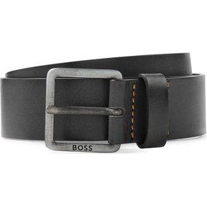 Hugo Boss, Accessoires, Heren, Zwart, 90 CM, Leer, Zwarte Leren Riem Jeeko 10207238 01