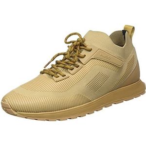 HUGO Icelin_Runn_rkn A Sneakers voor heren, Light Pastel Brown233, 42 EU