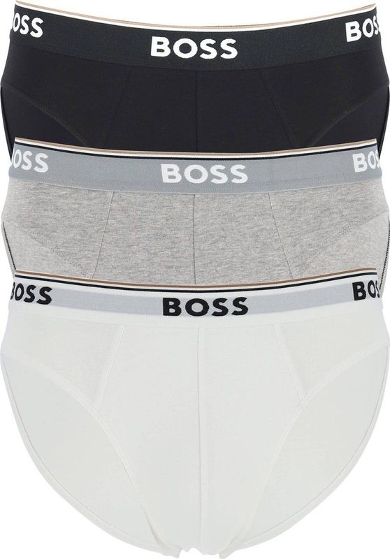 BOSS - Power - Slips - 3-Pack - Zwart - Katoen