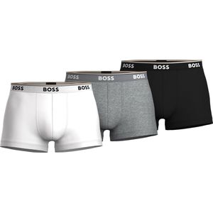 BOSS - Power - Boxershorts - Zwart - Katoen Elastaan - Set van 3