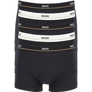 Hugo Boss Boxershorts 5 Pack Essentials Zwart Heren Body fit