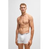 BOSS Langer Boxer »Boxer Brief 3P«, (Packung, 3er-Pack), mit farblich passendem Webbund