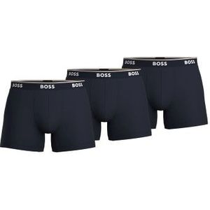 BOSS Langer Boxer "Brief 3 PACK", mit farblich passendem Webbund