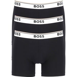 BOSS Boxershort Boxer Brief 3P met Bijpassende Weefband - Kleur: Open