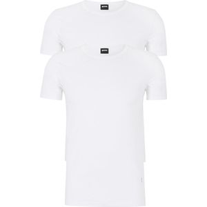 HUGO BOSS - Modern Stretch T-shirts - Heren T-shirts O-hals - Wit - 2-pack