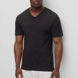 HUGO BOSS Classic T-shirts regular fit (3-pack) - heren T-shirts V-hals - navy - grijs - zwart