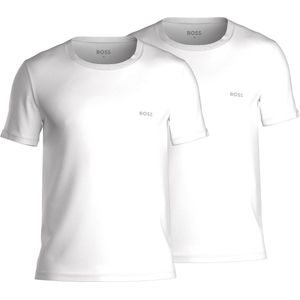 HUGO BOSS Comfort T-shirts relaxed fit (2-pack) - heren T-shirts O-hals - wit