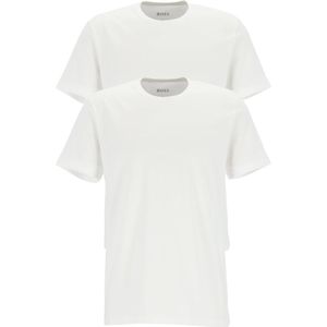 HUGO BOSS Comfort T-shirts relaxed fit (2-pack) - heren T-shirts O-hals - wit