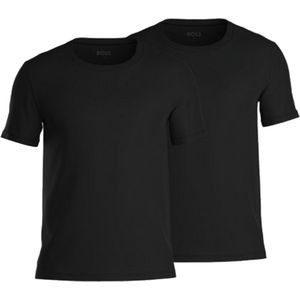 BOSS - Comfort T-shirt - Korte Mouwen - 2-Pack - Zwart - Katoen