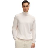 HUGO BOSS - Musso - Gebreide Trui - Wit - 100% Wol