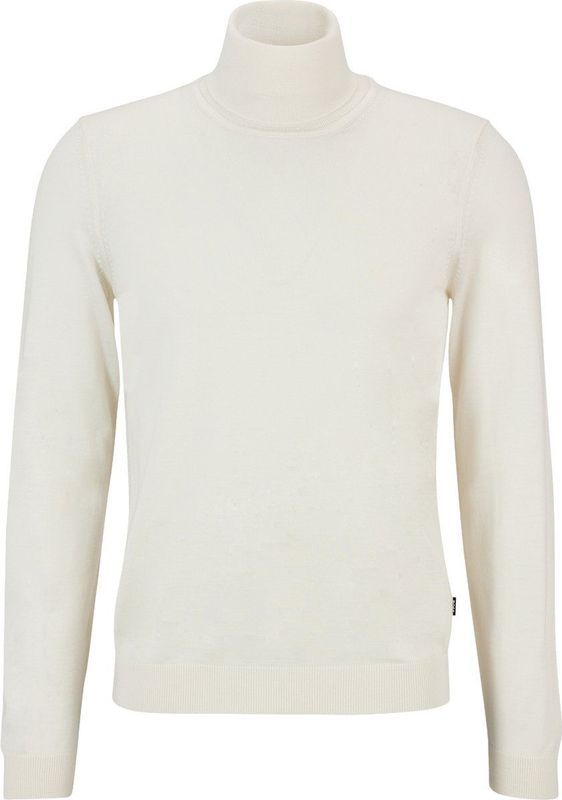 HUGO BOSS - Musso - Gebreide Trui - Wit - 100% Wol
