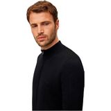 BOSS Balonso regular fit vest wol - heren vest middeldik - zwart