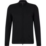 BOSS Balonso regular fit vest wol - heren vest middeldik - zwart