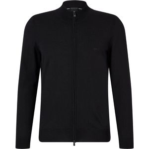 BOSS Balonso Vest - Regular Fit - Zwart - 100% Wol
