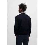 BOSS - Balonso - Vest - Donkerblauw - Wol