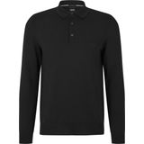 BOSS Bono Polotrui Wol Zwart - Heren - Longsleeve polo