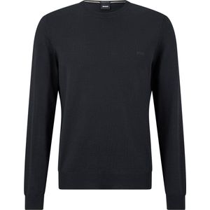 BOSS - Sweater - Groen - 100% Scheerwol