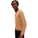 BOSS - Trui Botto Wol Beige - Heren - Regular-fit