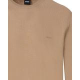 BOSS - Trui Botto Wol Beige - Heren - Regular-fit