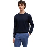 BOSS Trui Botto Wol Navy - Heren - Pullovers
