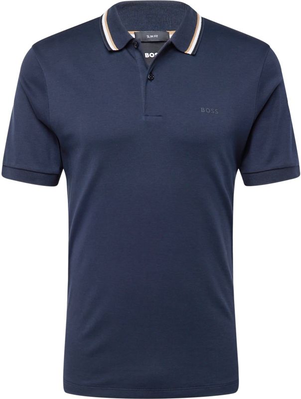 HUGO BOSS - Penrose - Polo - Donkerblauw - Jersey - Korte Mouwen