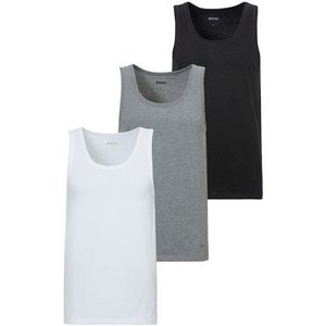 HUGO BOSS - Classic - Tanktops - Zwart - Grijs en Wit - 3-pack