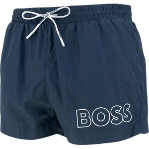 Hugo Boss BOSS zwemshort mooneye logo blauw