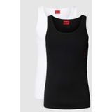 HUGO - 50469778 - Mouwloze T-shirts - Zwart - Katoen - 2-pack