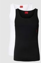 HUGO - 50469778 - Mouwloze T-shirts - Zwart - Katoen - 2-pack