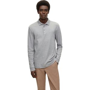 Hugo Boss - Pado - Poloshirt - Grijs Gemêleerd - 100% Katoen