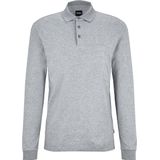 Boss - Pado - Poloshirt - Grijs Gemêleerd - 100% Katoen