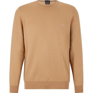 BOSS - Trui Botto Wol Beige - Heren - Regular-fit