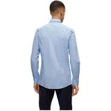 HUGO - Overhemd - Blauw - Katoen - Extra Slim-Fit - Lange Mouwen