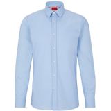 HUGO - Overhemd - Blauw - Katoen - Extra Slim-Fit - Lange Mouwen