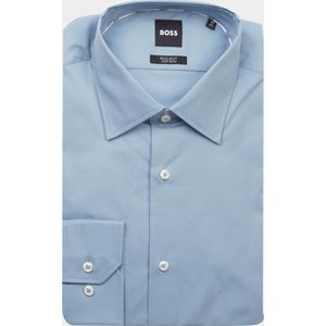 BOSS - H-JOE-kent-C1-214 - Overhemd - Blauw - Lange Mouw