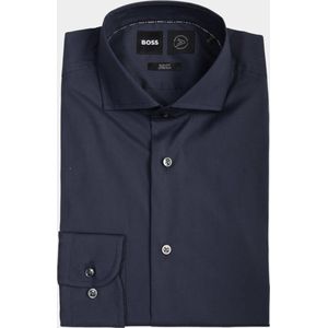 Hugo, Heren, Overhemden, Blauw, Maat: 3XL Katoen,