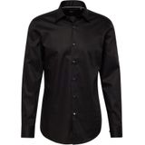 Hanky - Effen Overhemd met Kentkraag en Lange Mouwen