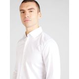 Hugo Boss Overhemd - Wit - Katoen Poplin - Slim Fit